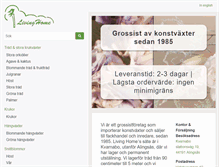 Tablet Screenshot of livinghome.se
